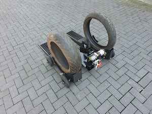Motorrad/Roller Verladehilfe/Verladesystem/Verladeeinrichtung NARROW (DUO f. 2 Motorräder/Roller) patentiert