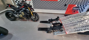 Motorrad/Roller Verladehilfe/Verladesystem/Verladeeinrichtung NARROW (DUO f. 2 Motorräder/Roller) patentiert