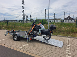 E-MC Selfloader BIG BIKE+Trike mit integrierter E-Seilwinde+Akku